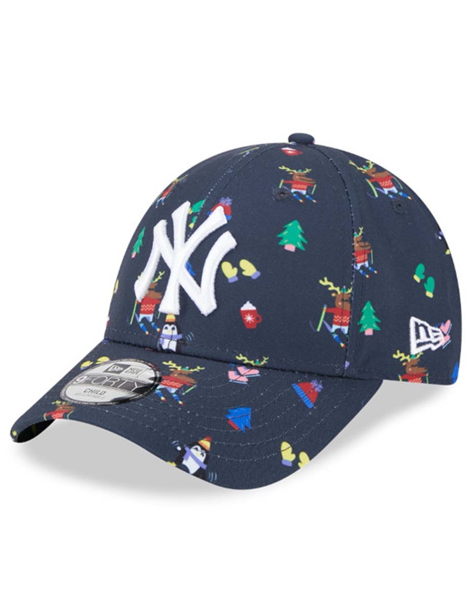 Gorra con visera curva béisbol New Era Festive New York Yankees