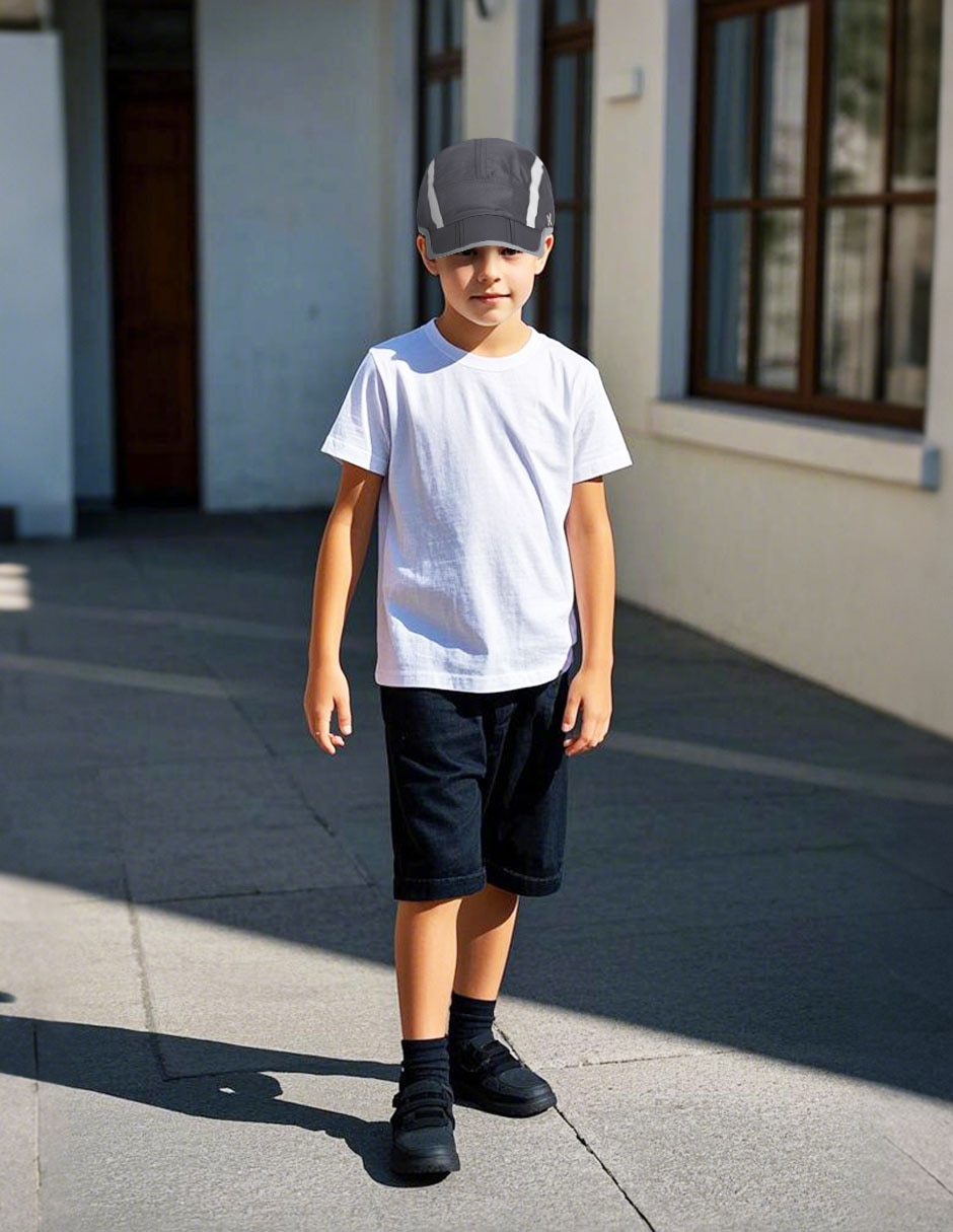 Gorra con visera curva snapback para entrenamiento infantil 5