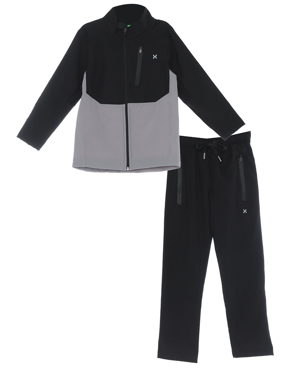 Conjunto deportivo regular con jareta para niño