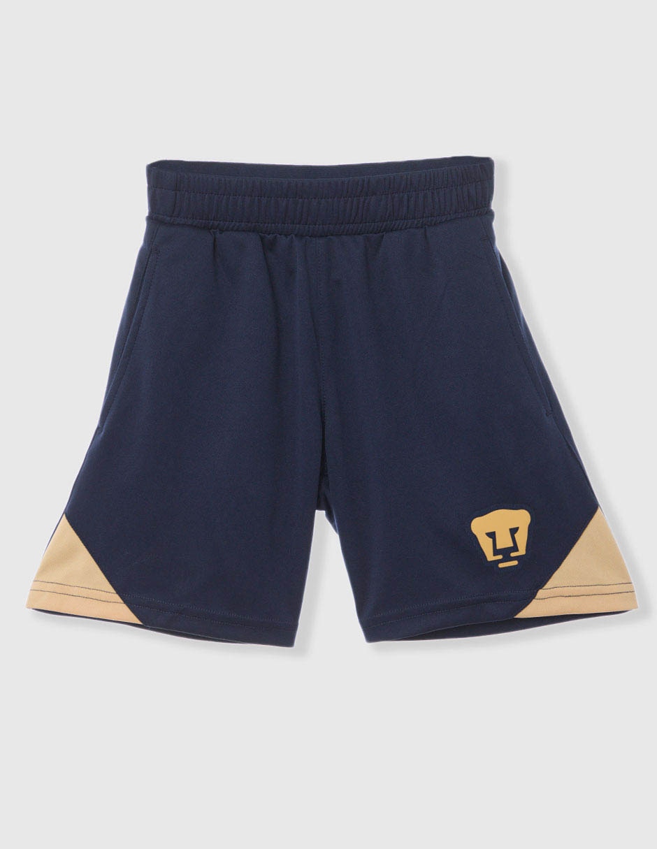 Short con bolsillos para fútbol niño Short con bolsillos para fútbol niño