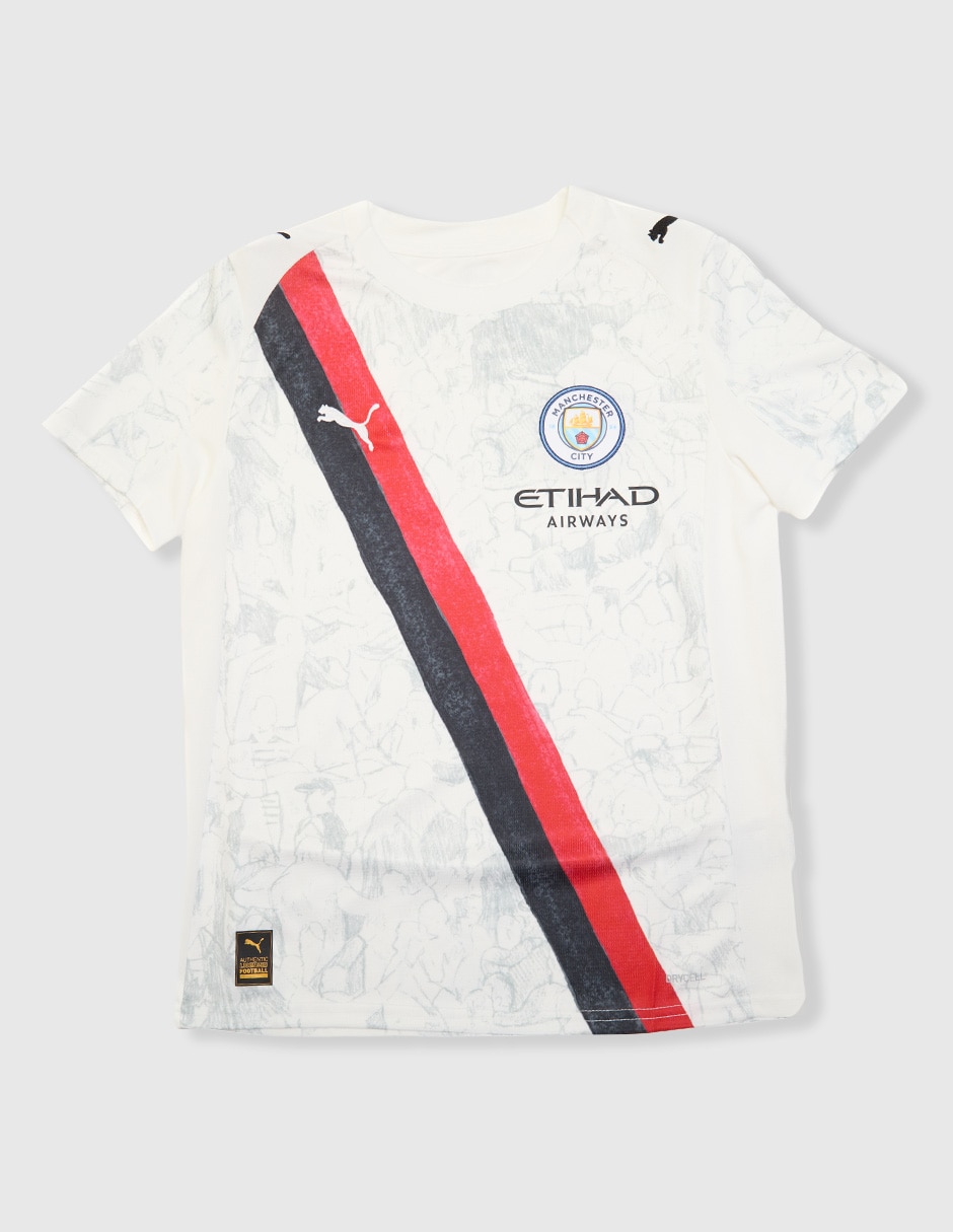 Jersey de Manchester City local manga corta para niño Jersey de Manchester City local manga corta para niño