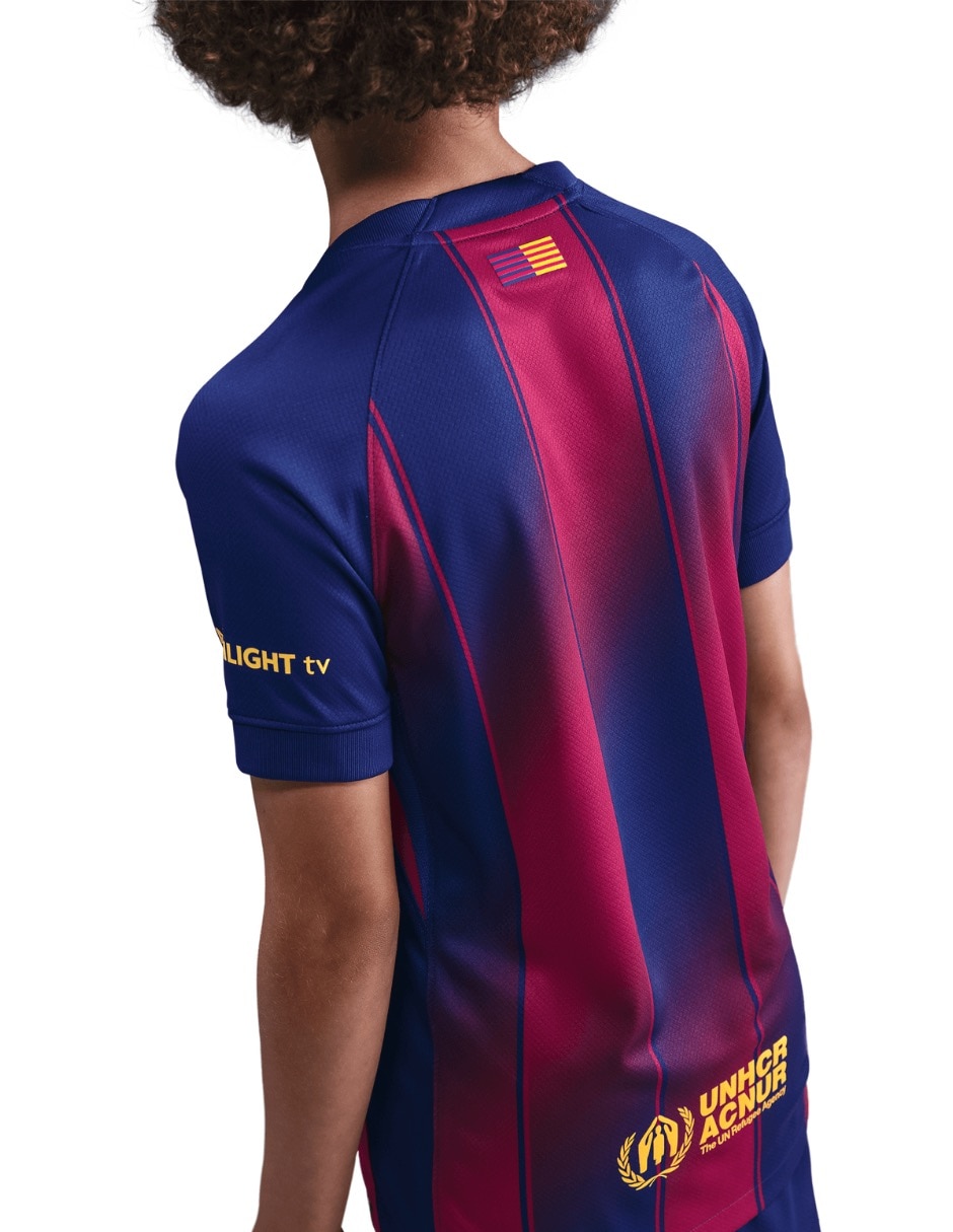 Playera deportiva para fútbol Fútbol Club Barcelona de niño 7