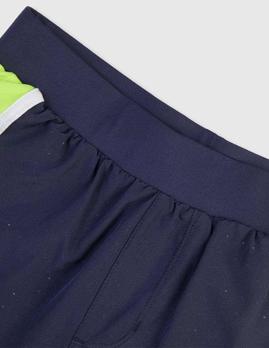 Short calzón de malla integrado para tennis niño 3