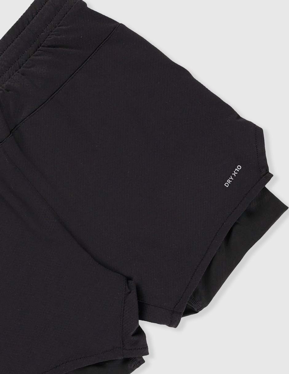 Short efecto doble prenda para entrenamiento niño 4