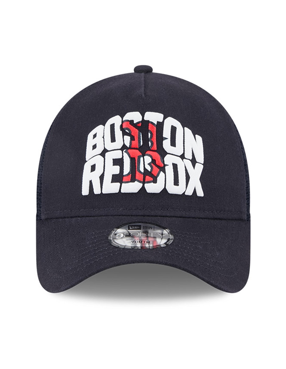 Gorra visera curva snapback béisbol Boston Red Sox para niño 4