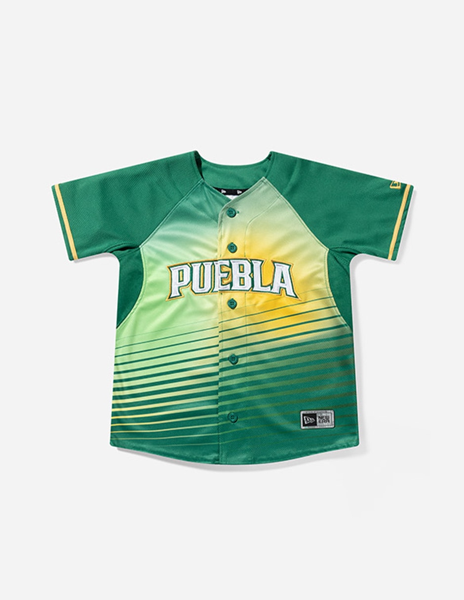 Jersey de Pericos de Puebla visitante manga corta para niño Jersey de Pericos de Puebla visitante manga corta para niño
