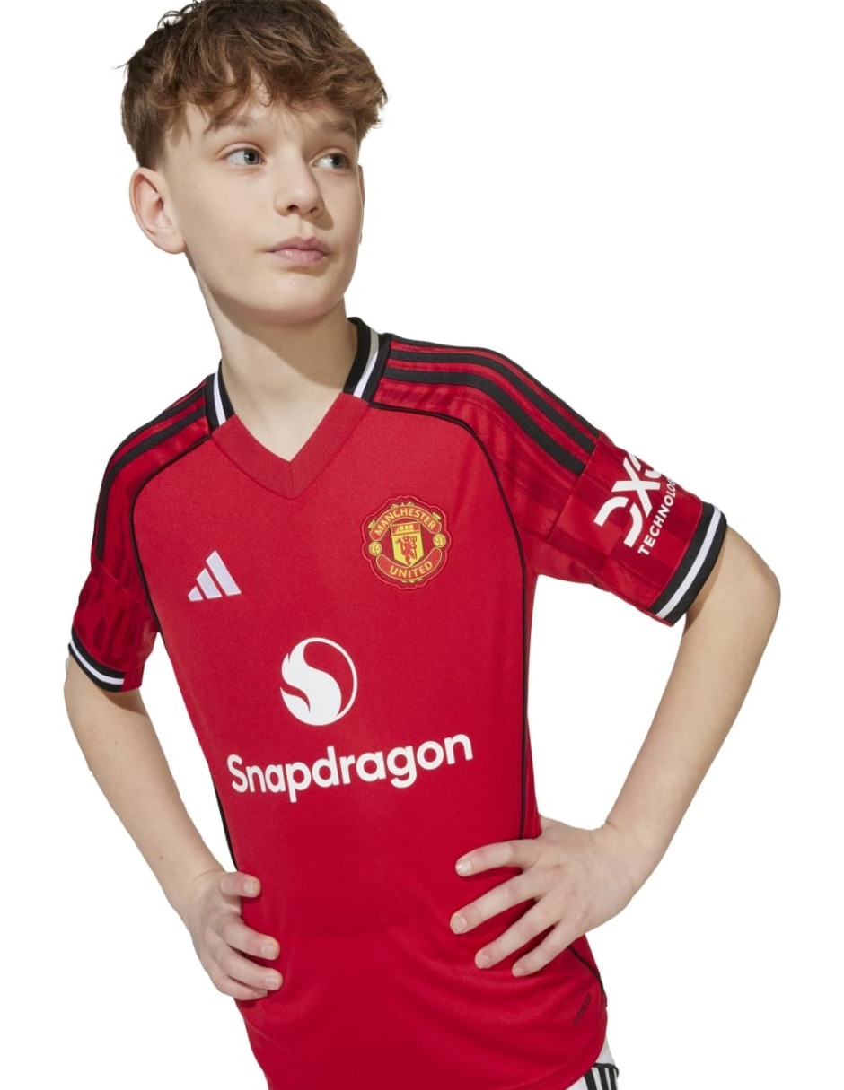 Jersey de Manchester United local manga corta   para niño 4