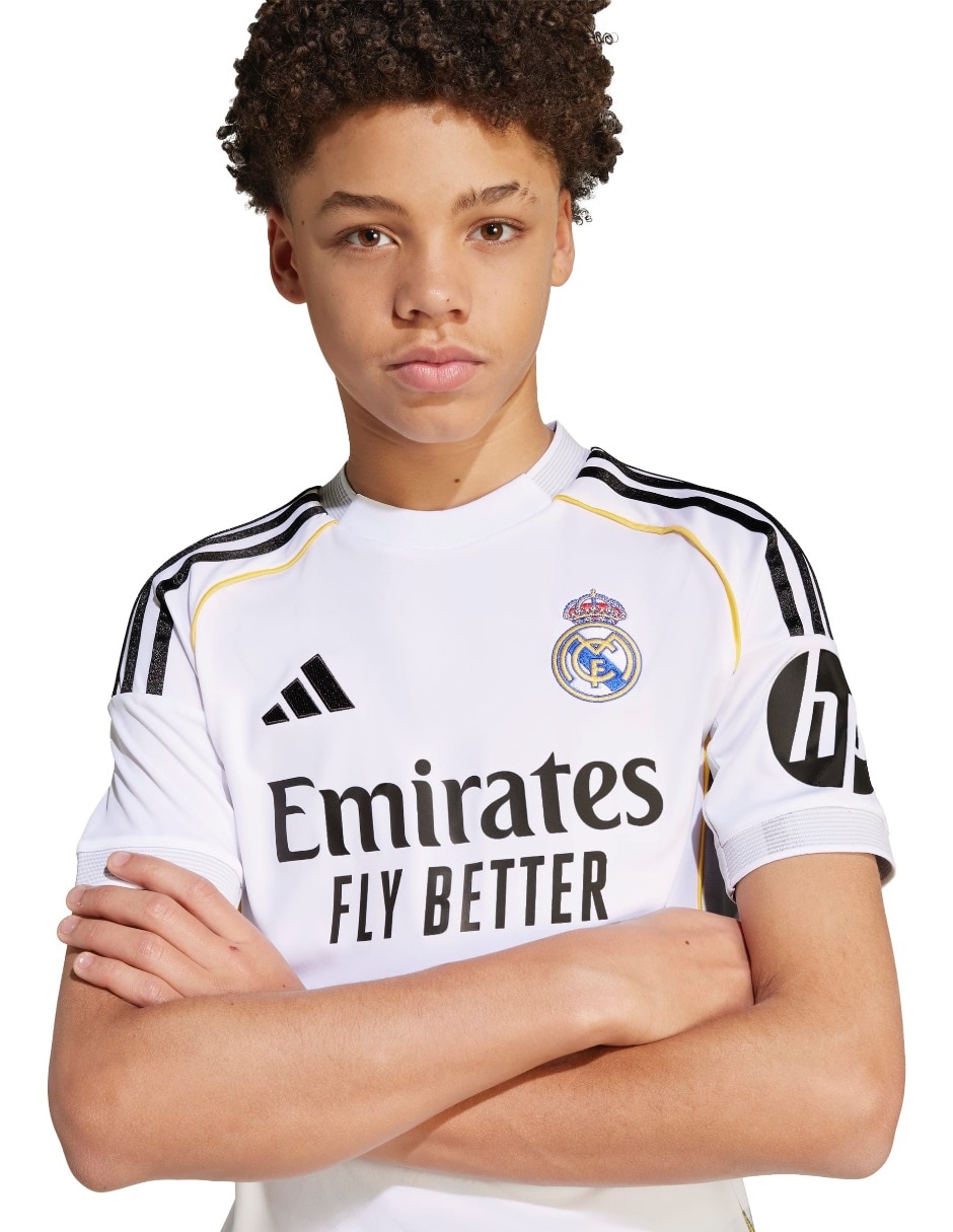 Jersey de Real Madrid Club de Fútbol local manga corta  unisex 7
