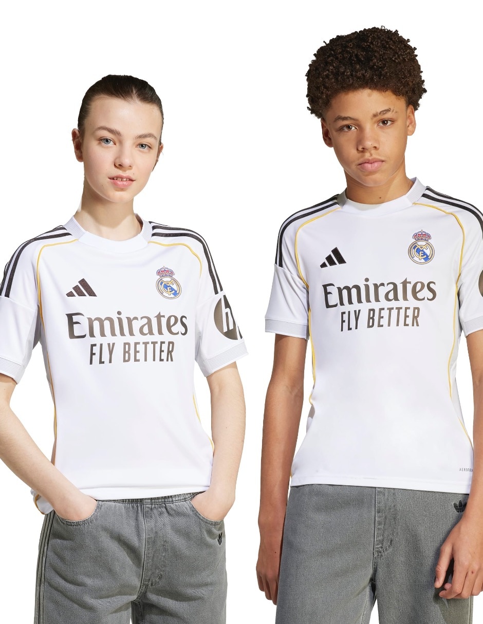 Jersey de Real Madrid Club de Fútbol local manga corta  unisex 9