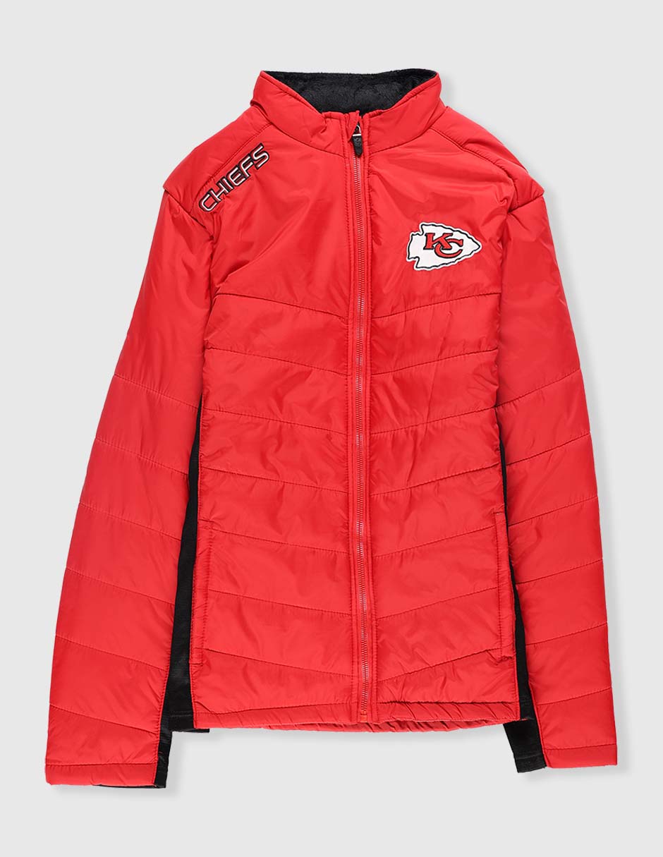Chamarra casual Kansas City Chiefs para niño Chamarra casual Kansas City Chiefs para niño