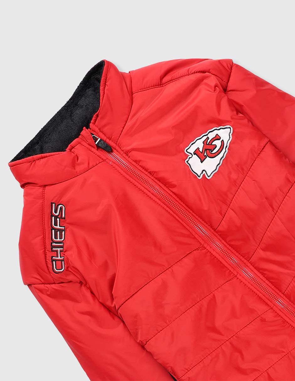 Chamarra casual Kansas City Chiefs para niño 4
