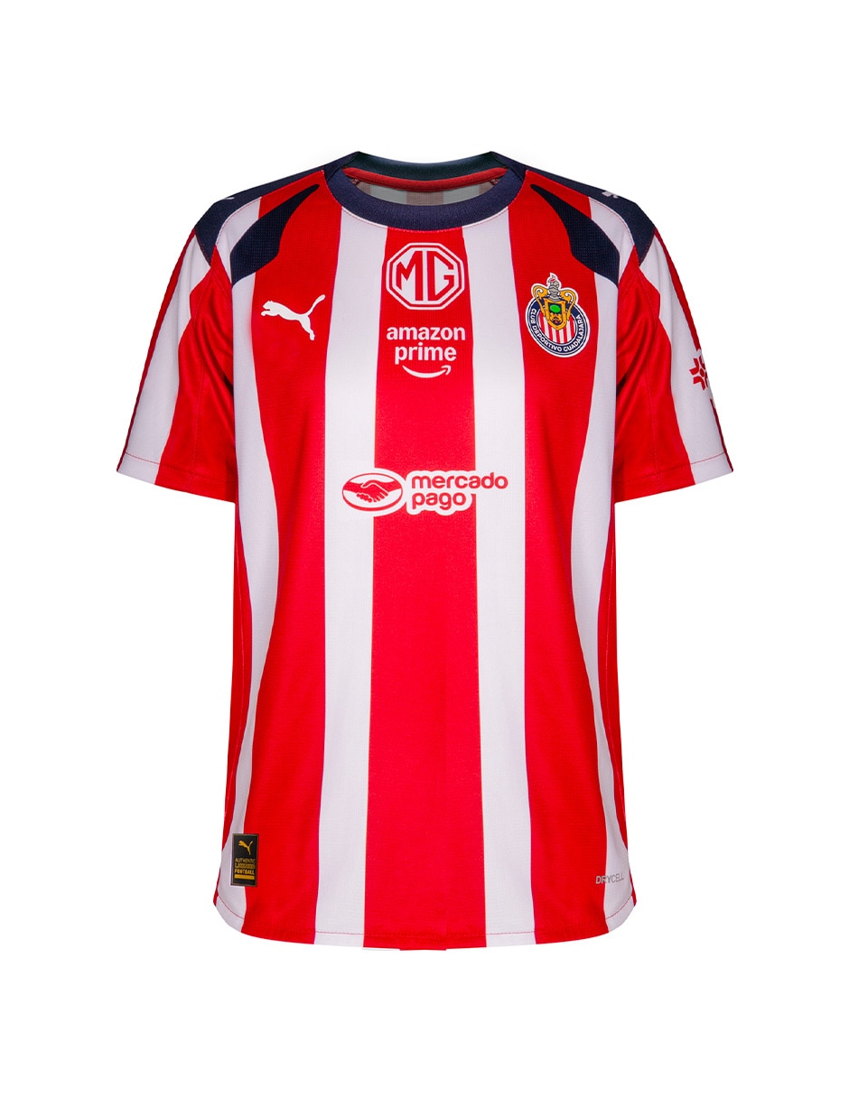 Jersey de Club Deportivo Guadalajara local manga corta para niño