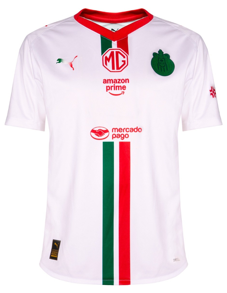 Jersey de Club Deportivo Guadalajara visitante manga corta para niño Jersey de Club Deportivo Guadalajara visitante manga corta para niño