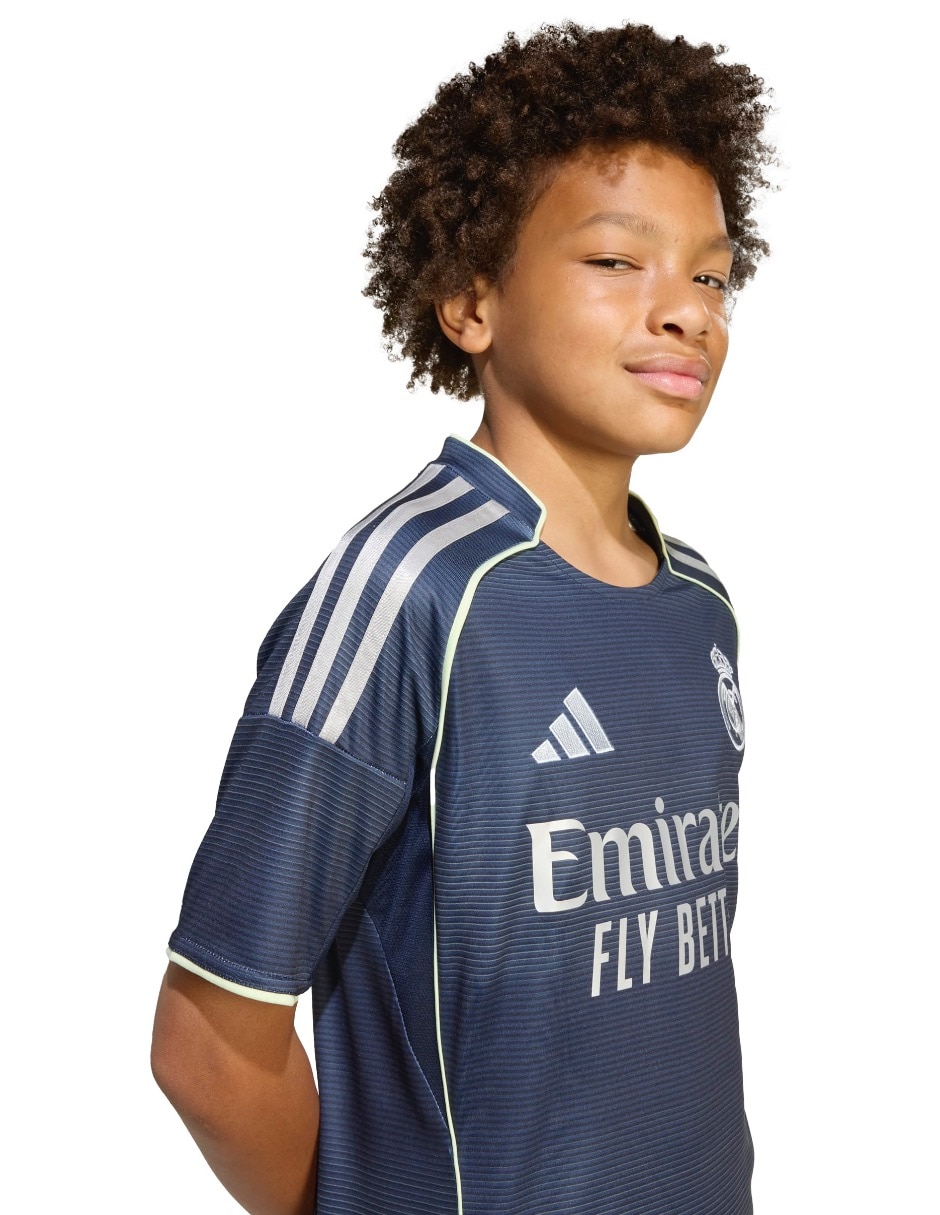Jersey de Real Madrid Club de Fútbol visitante para niño 7