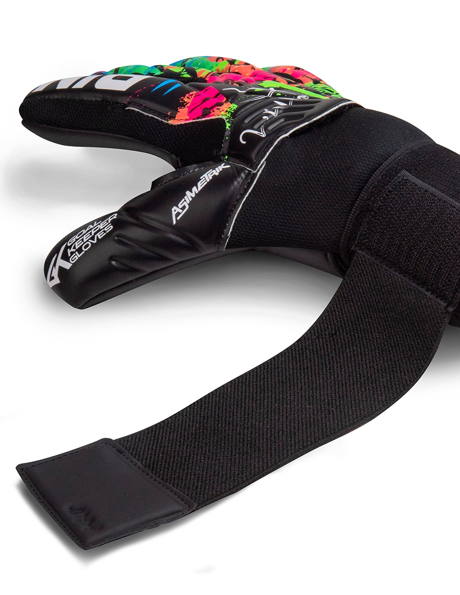 GUANTES RINAT ASIMETRIK TRAI, 6, NEGRO