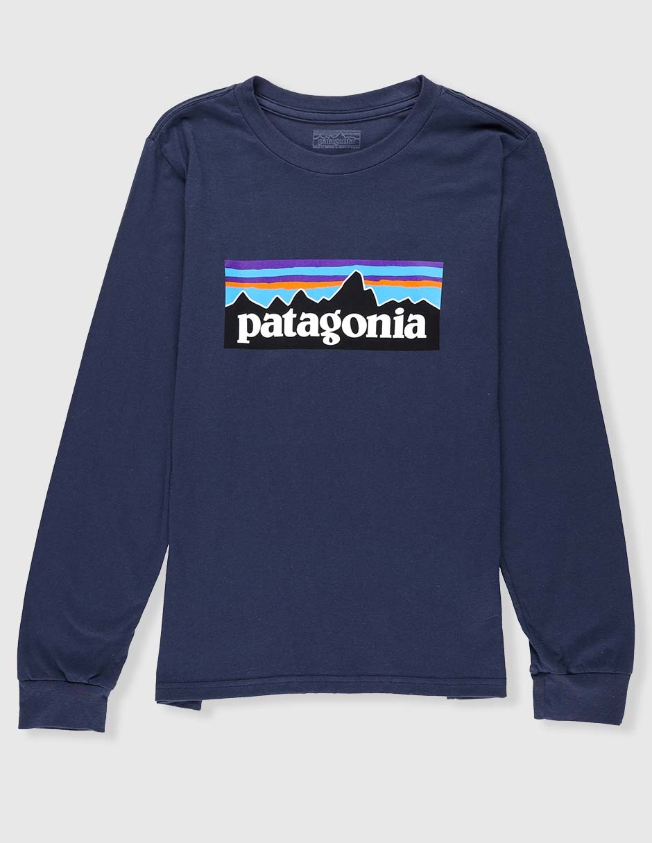 Playera deportiva outdoor Long-Sleeved P-6 Logo de niño Playera deportiva outdoor Long-Sleeved P-6 Logo de niño