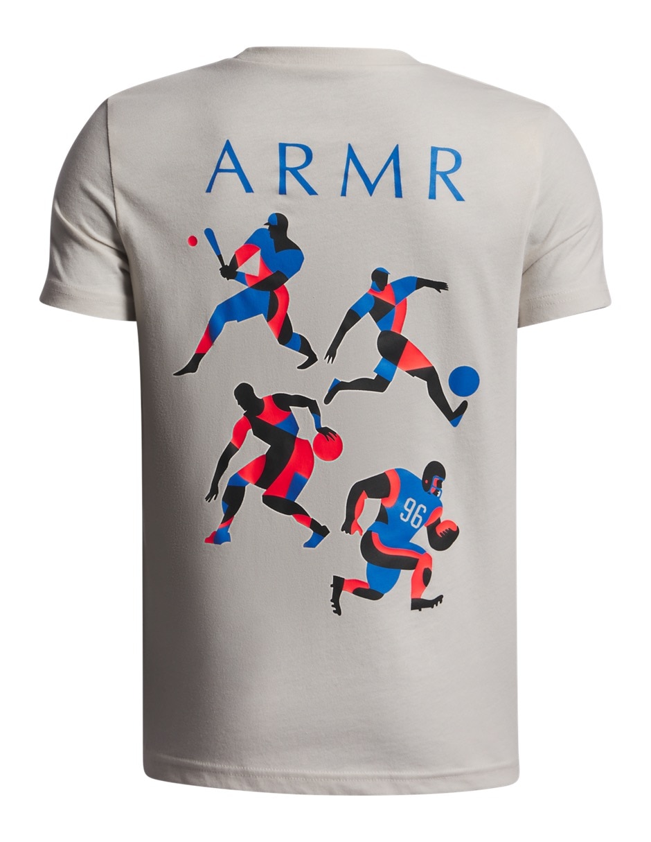 Playera deportiva para entrenamiento UA SPORTS ICON SS de niño 2