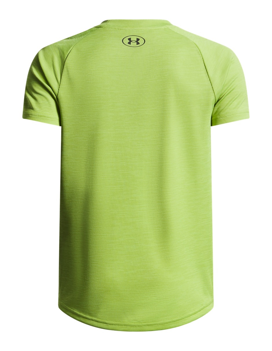Playera deportiva para entrenamiento UA Tech Textured SS de niño 2