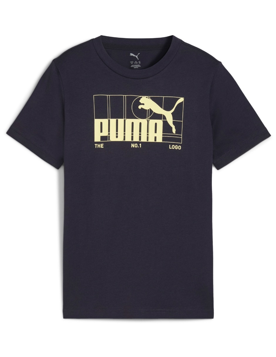 Playera deportiva para entrenamiento Graphic no1 logo Tee B para niño Playera deportiva para entrenamiento Graphic no1 logo Tee B para niño
