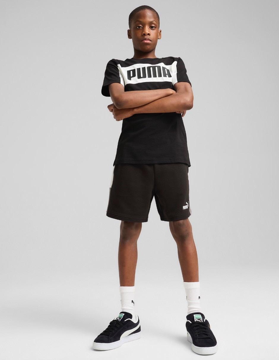 Playera deportiva para entrenamiento Ess Block Tee B de niño 4