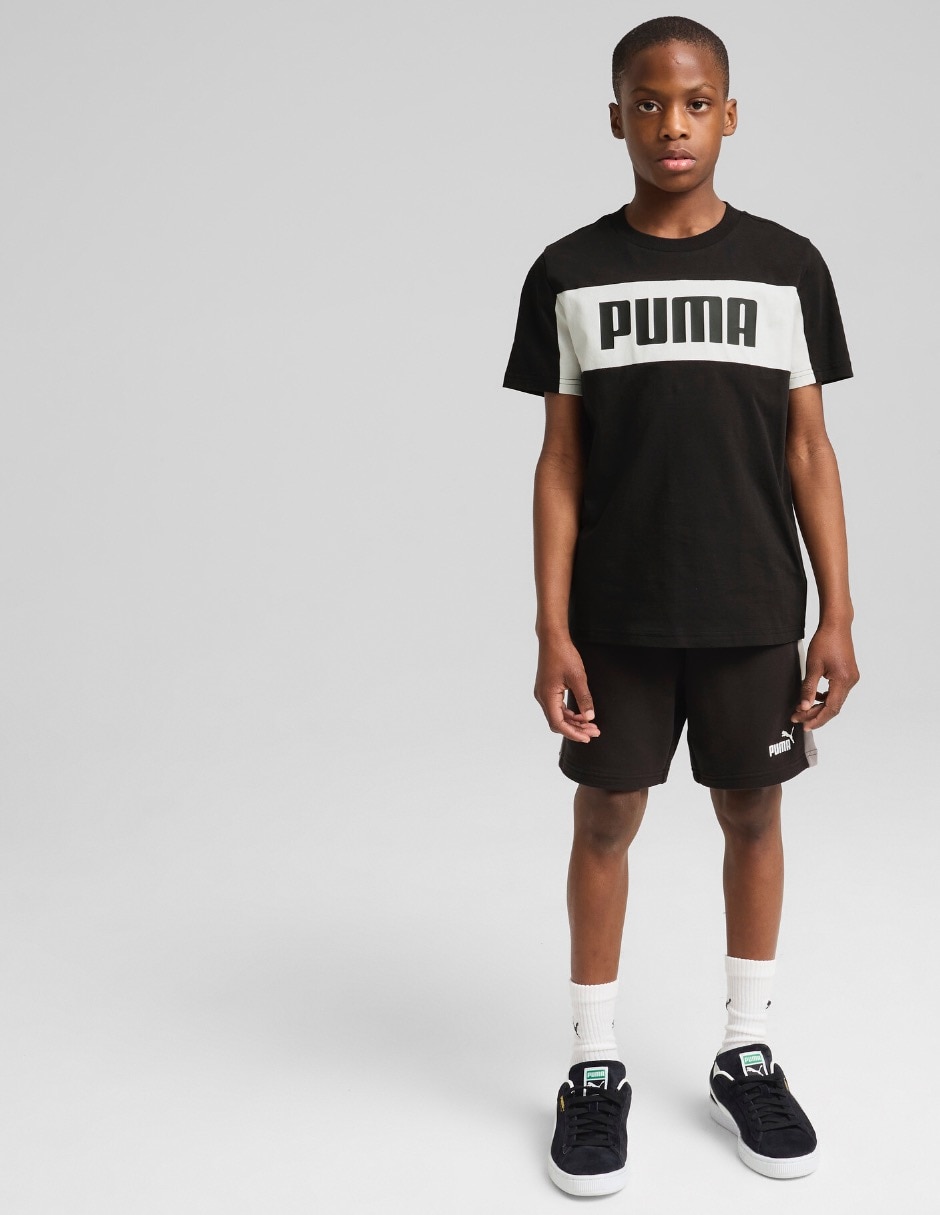 Playera deportiva para entrenamiento Ess Block Tee B de niño 5