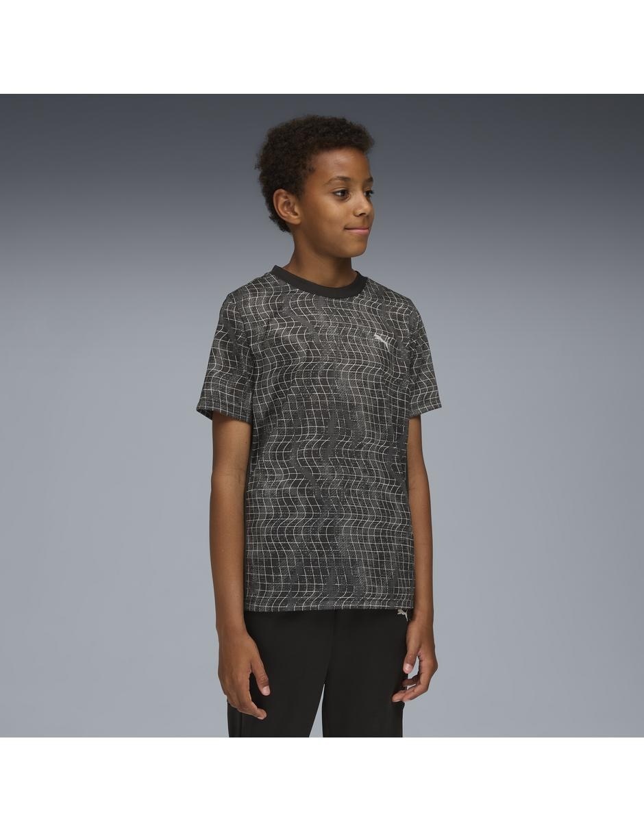 Playera deportiva para entrenamiento Tad ess aop poly Tee B de niño 2