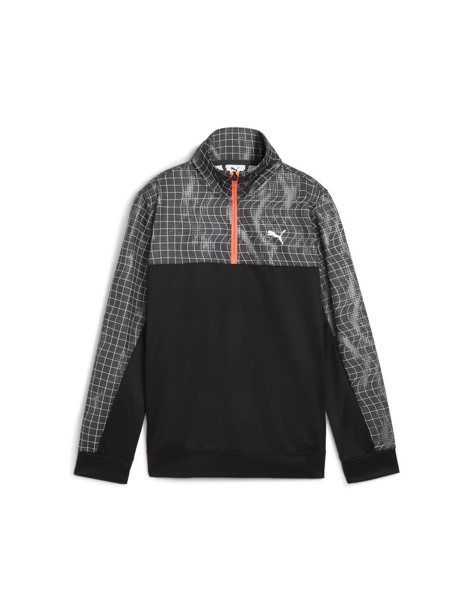 Sudadera Tad Ess Aop Poly Halfzip B con capucha para niño Sudadera Tad Ess Aop Poly Halfzip B con capucha para niño