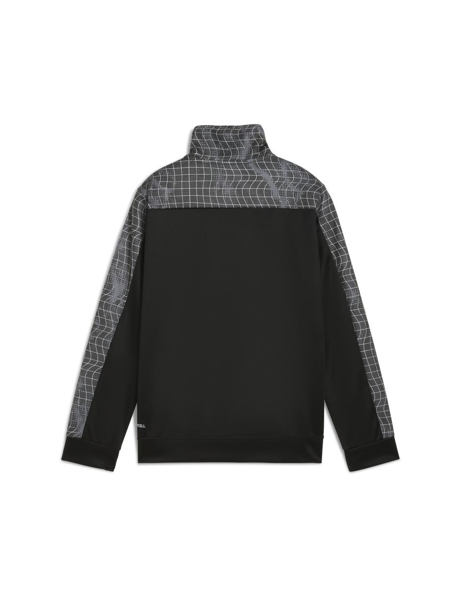 Sudadera Tad Ess Aop Poly Halfzip B con capucha para niño 2