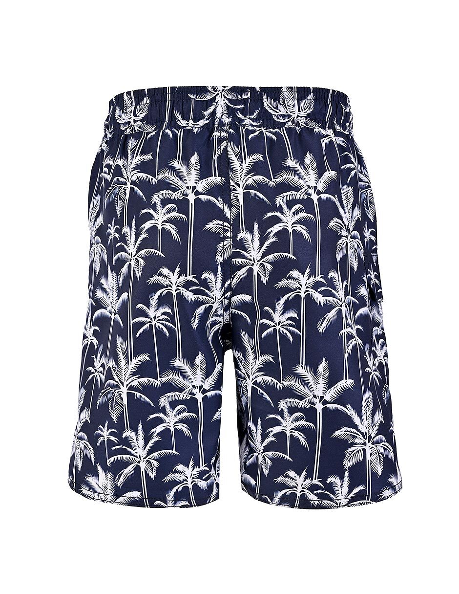 Short calzón de malla integrado Palmeras para natación niño 4