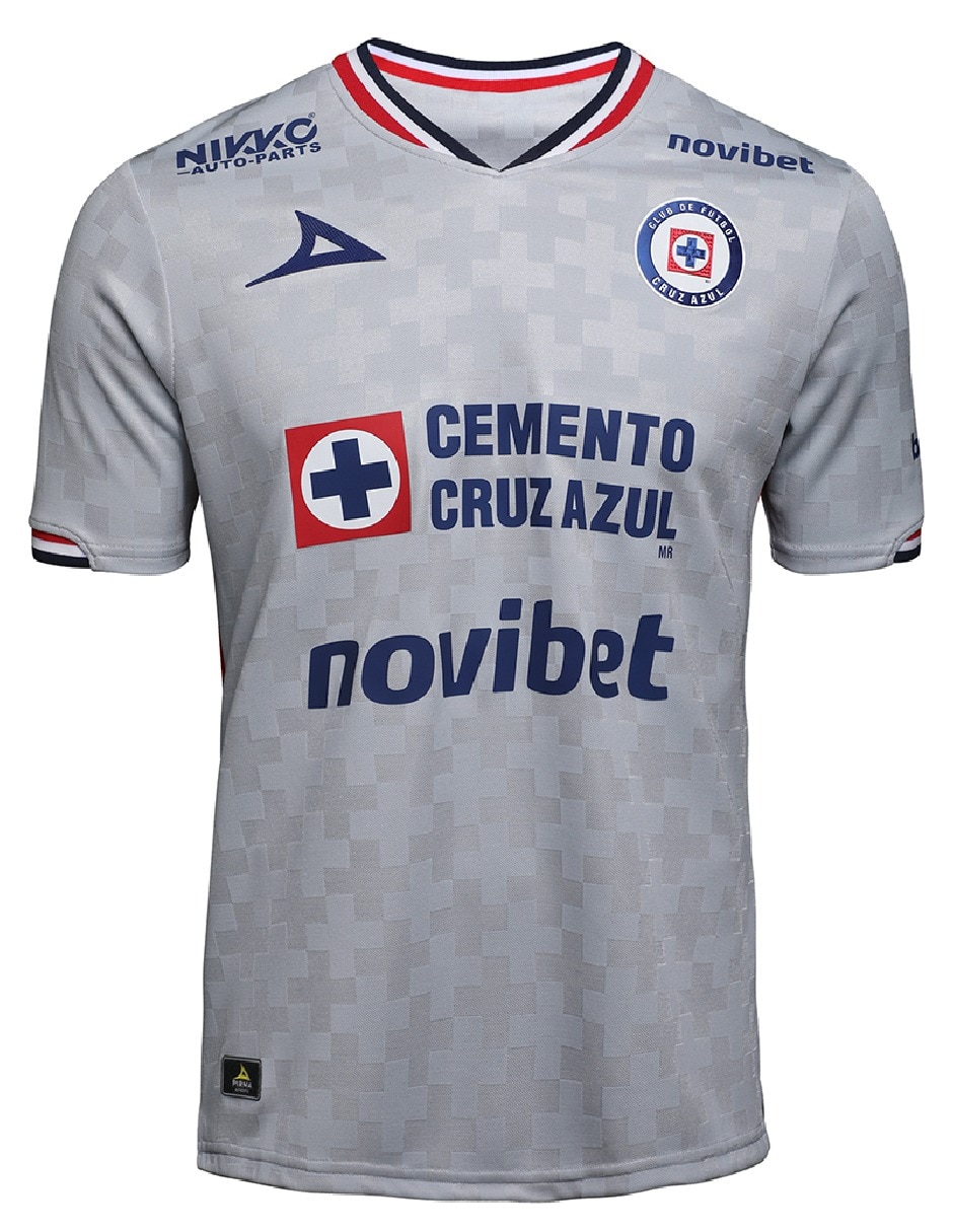 Jersey de Club de Fútbol Cruz Azul visitante manga corta unisex