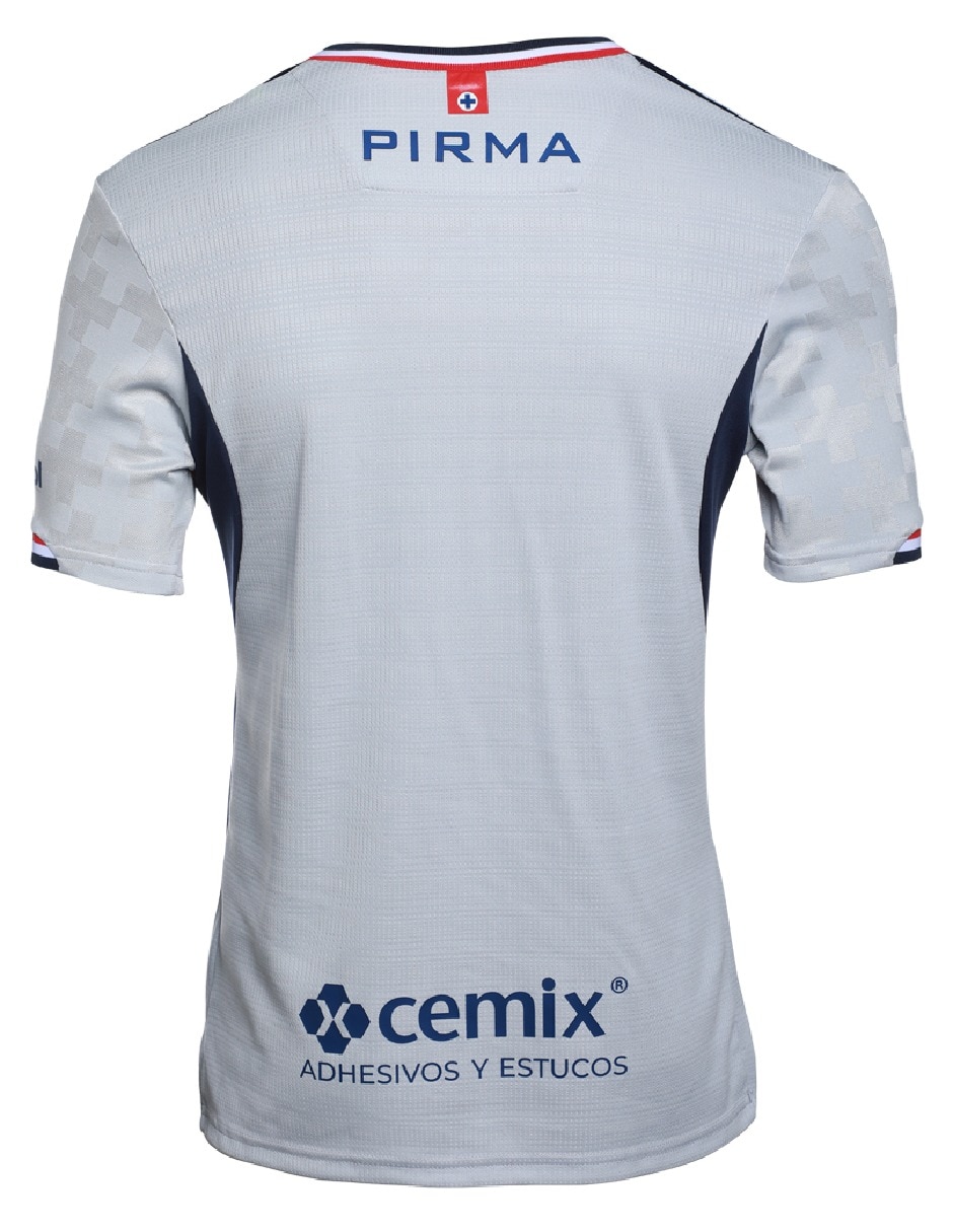 Jersey de Club de Fútbol Cruz Azul visitante manga corta  unisex 2