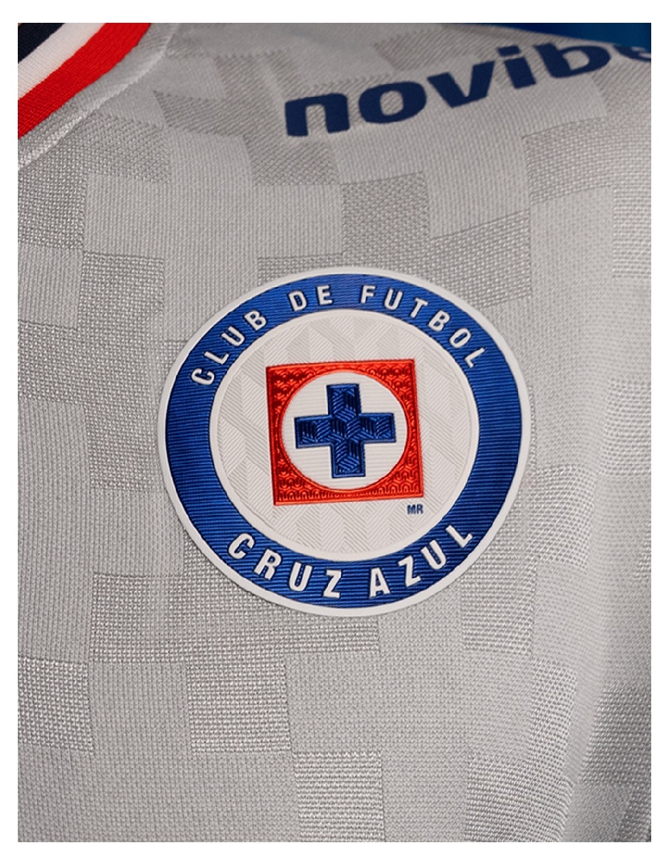 Jersey de Club de Fútbol Cruz Azul visitante manga corta  unisex 3