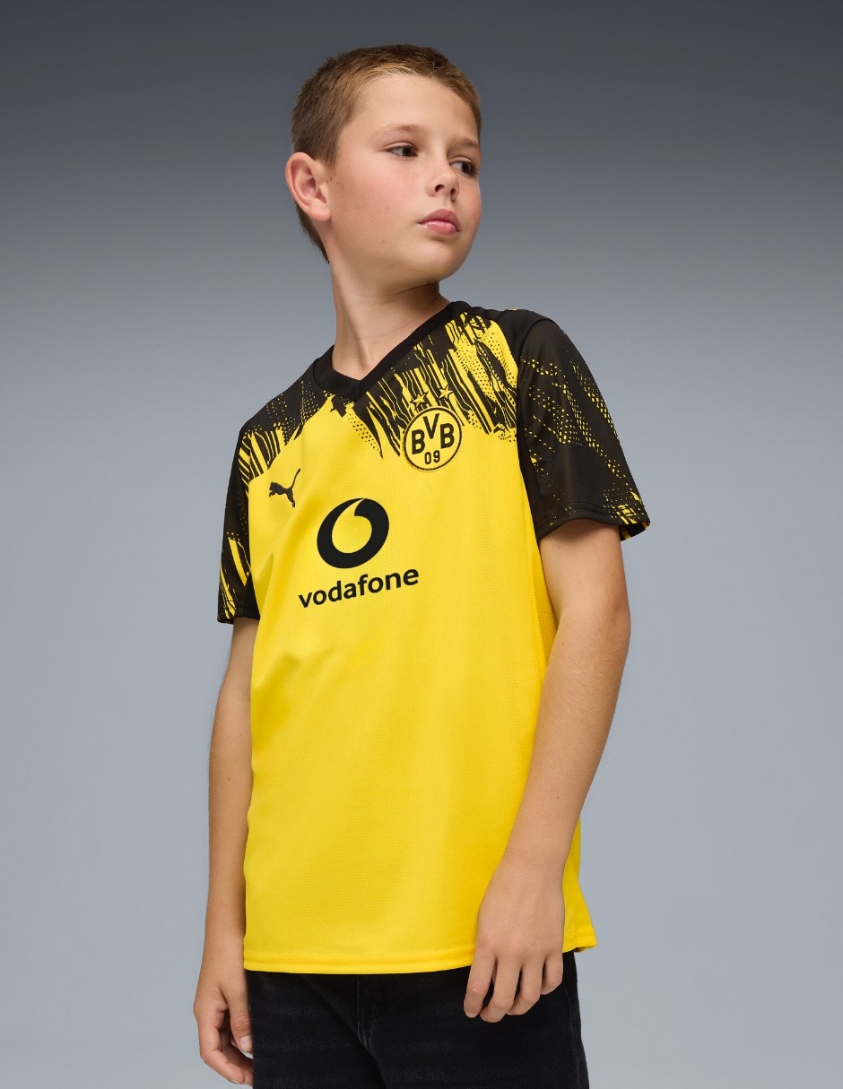 Jersey de Borussia Dortmund local manga corta para niño