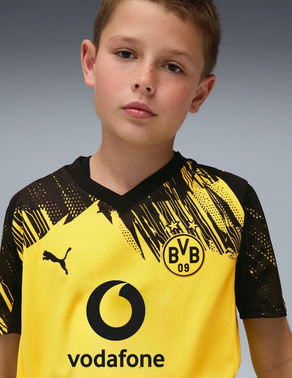 Jersey de Borussia Dortmund local manga corta   para niño 3