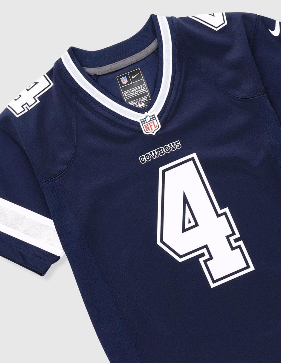 Jersey de Dallas Cowboys local manga corta   para niño 4