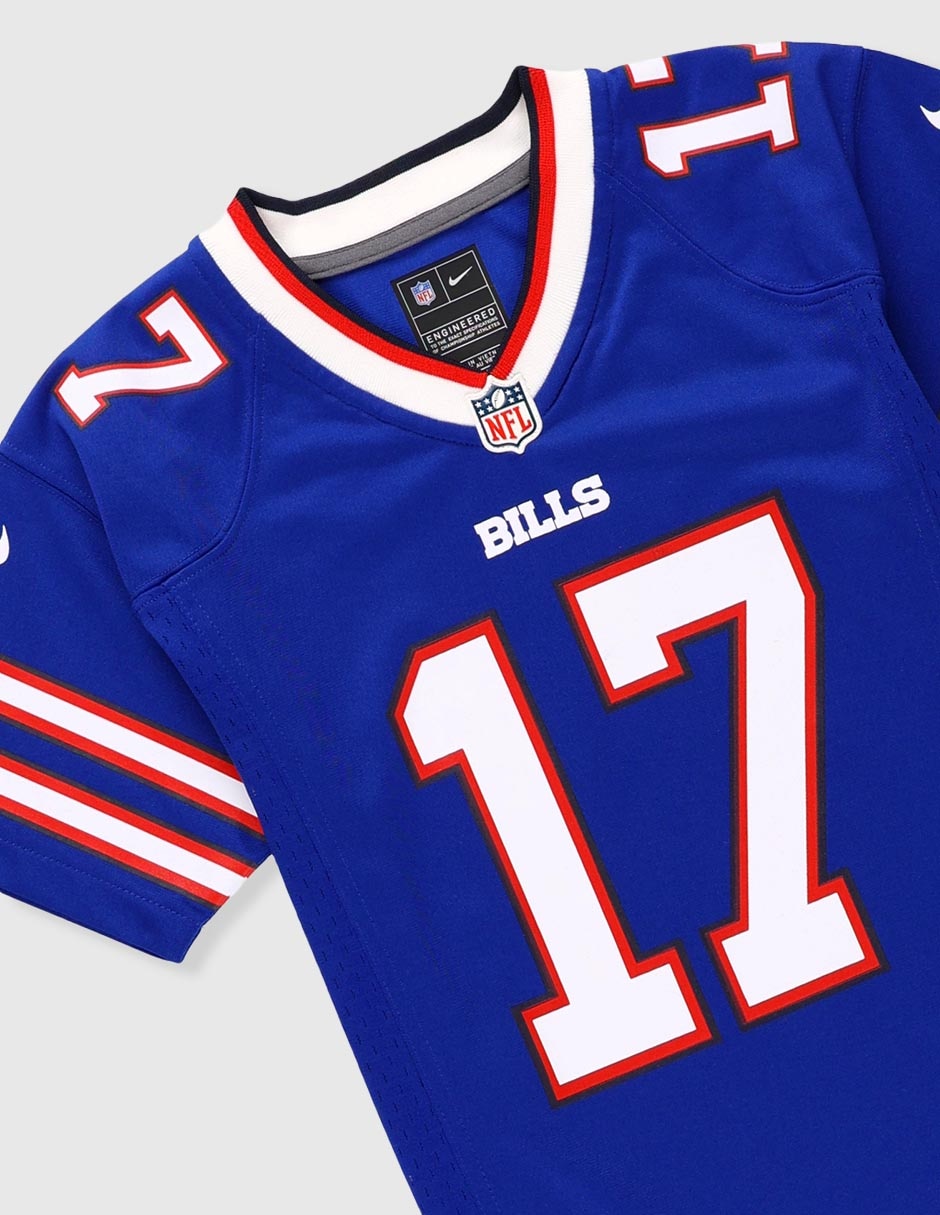 Jersey de Buffalo Bills local manga corta para niño