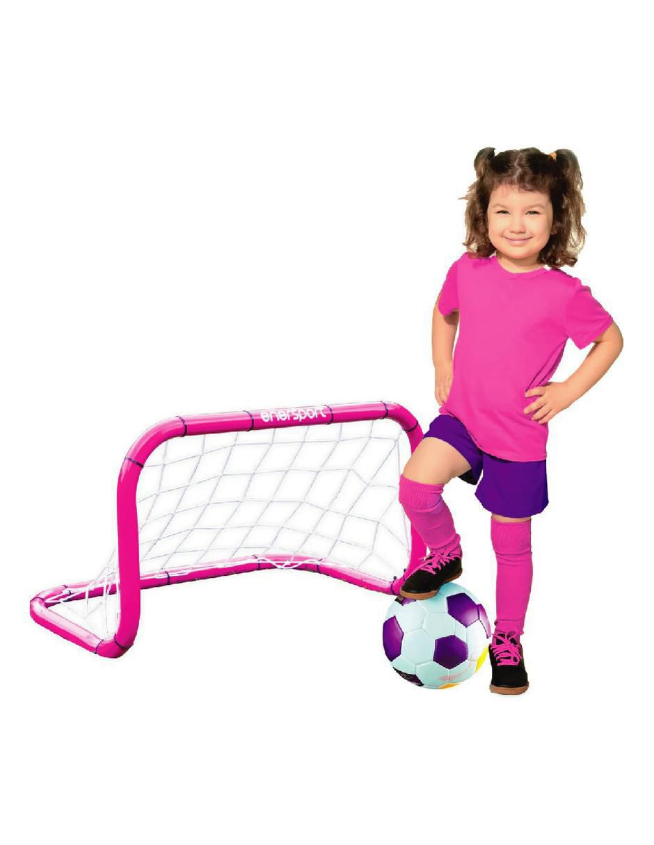 Portería para fútbol con red infantil 2