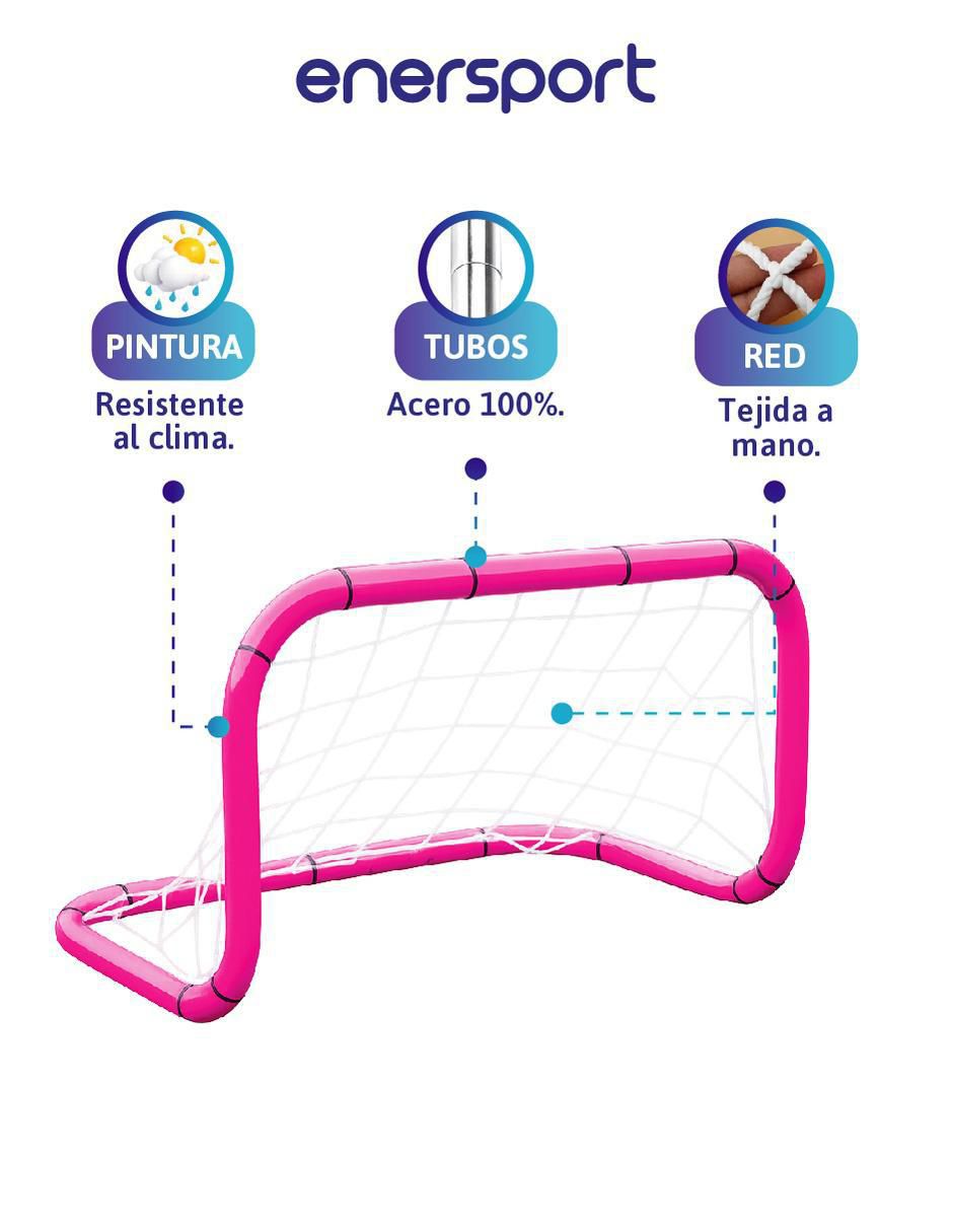 Portería para fútbol con red infantil 4