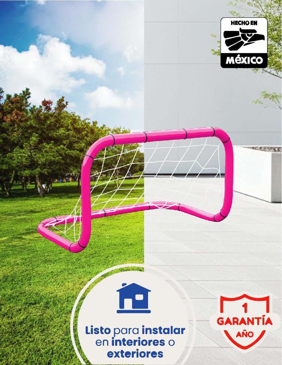 Portería para fútbol con red infantil 5