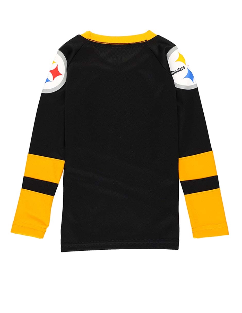 Playera deportiva para fútbol americano Pittsburgh Steelers de niño 2