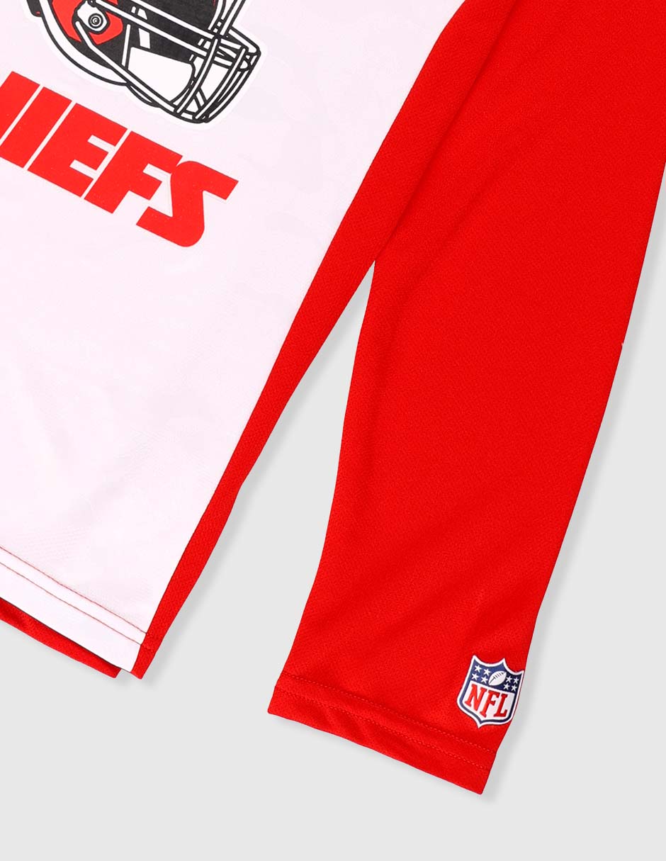 Playera deportiva para fútbol americano Kansas City Chiefs de niño 4