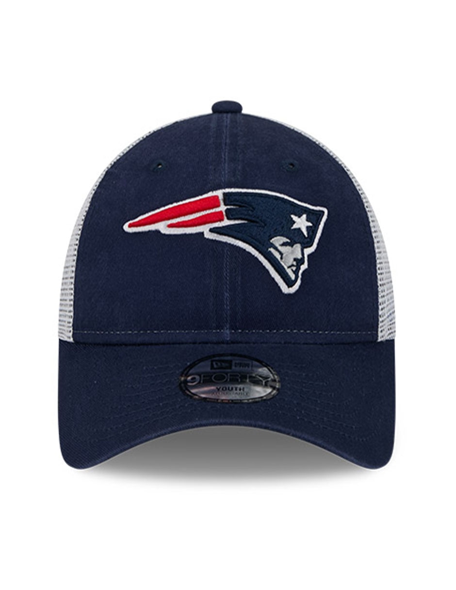 Gorra con visera curva snapback para fútbol americano Evergreen Nfl New England Patriots infantil