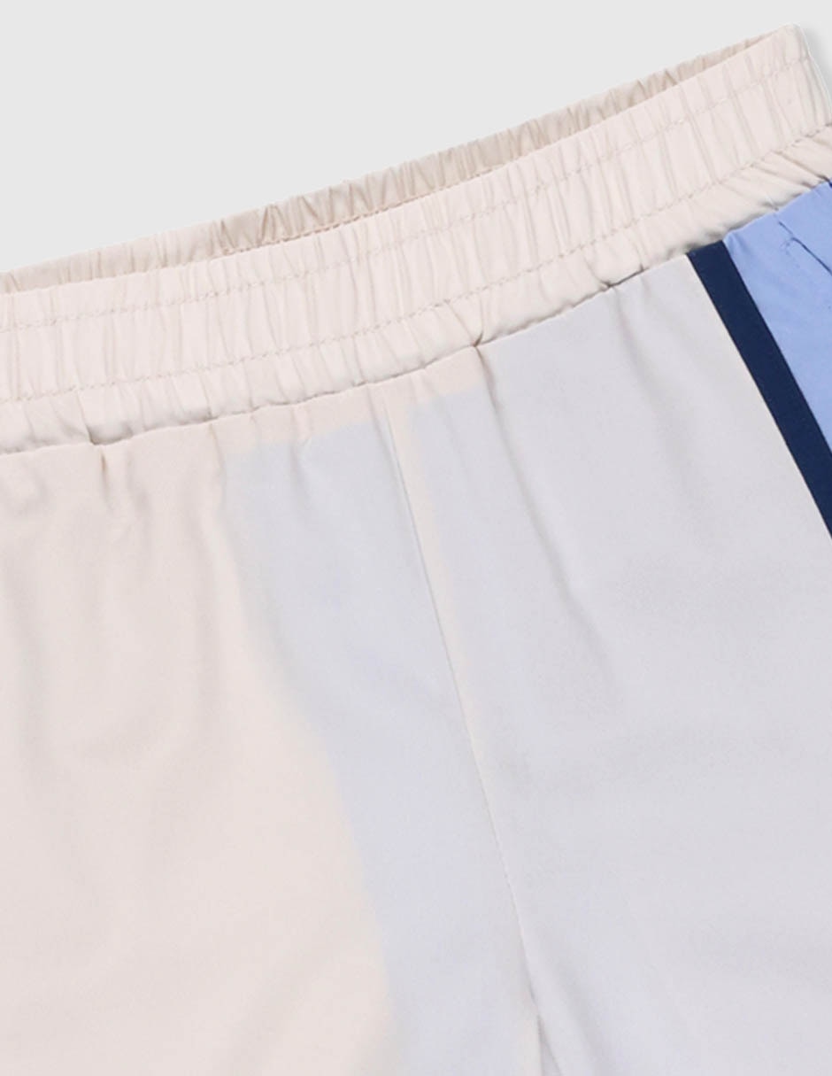 Short con malla efecto doble prenda para tenis niña 2