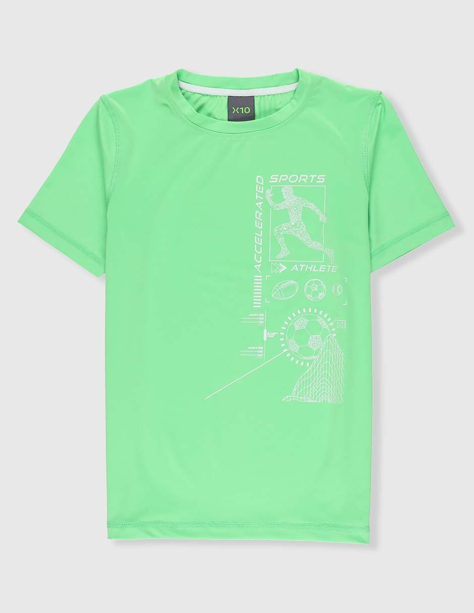Playera deportiva para entrenamiento de niño