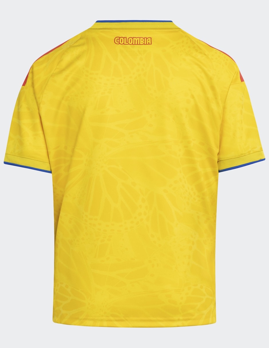"jersey de" selección de fútbol de colombia local "manga" corta "para" niño 2