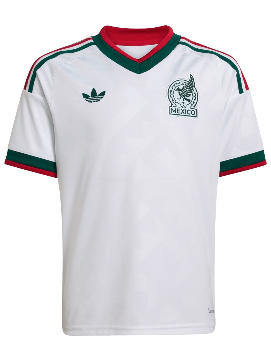 Jersey de Selección Nacional de México visitante manga corta fan para niño 2