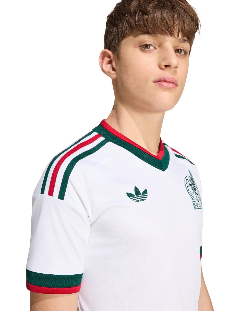 Jersey de Selección Nacional de México visitante manga corta fan para niño 6