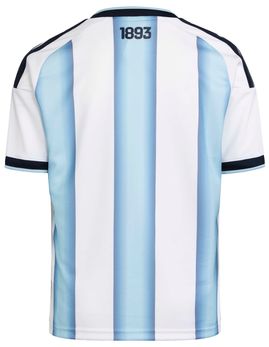 Jersey de Selección de fútbol de Argentina local manga corta   para niño 2