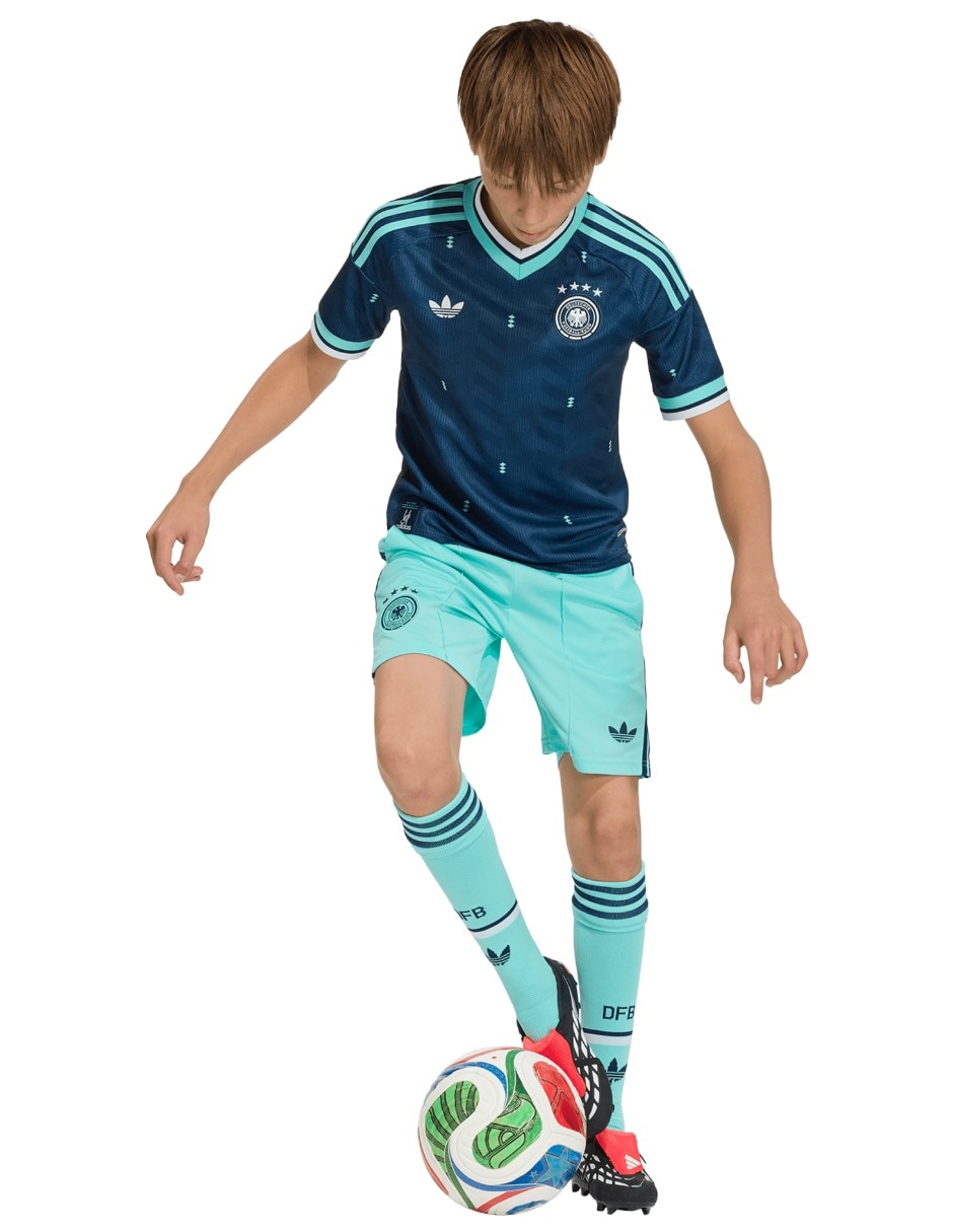 Jersey de elección de fútbol de Alemania visitante manga corta fan para niño 5