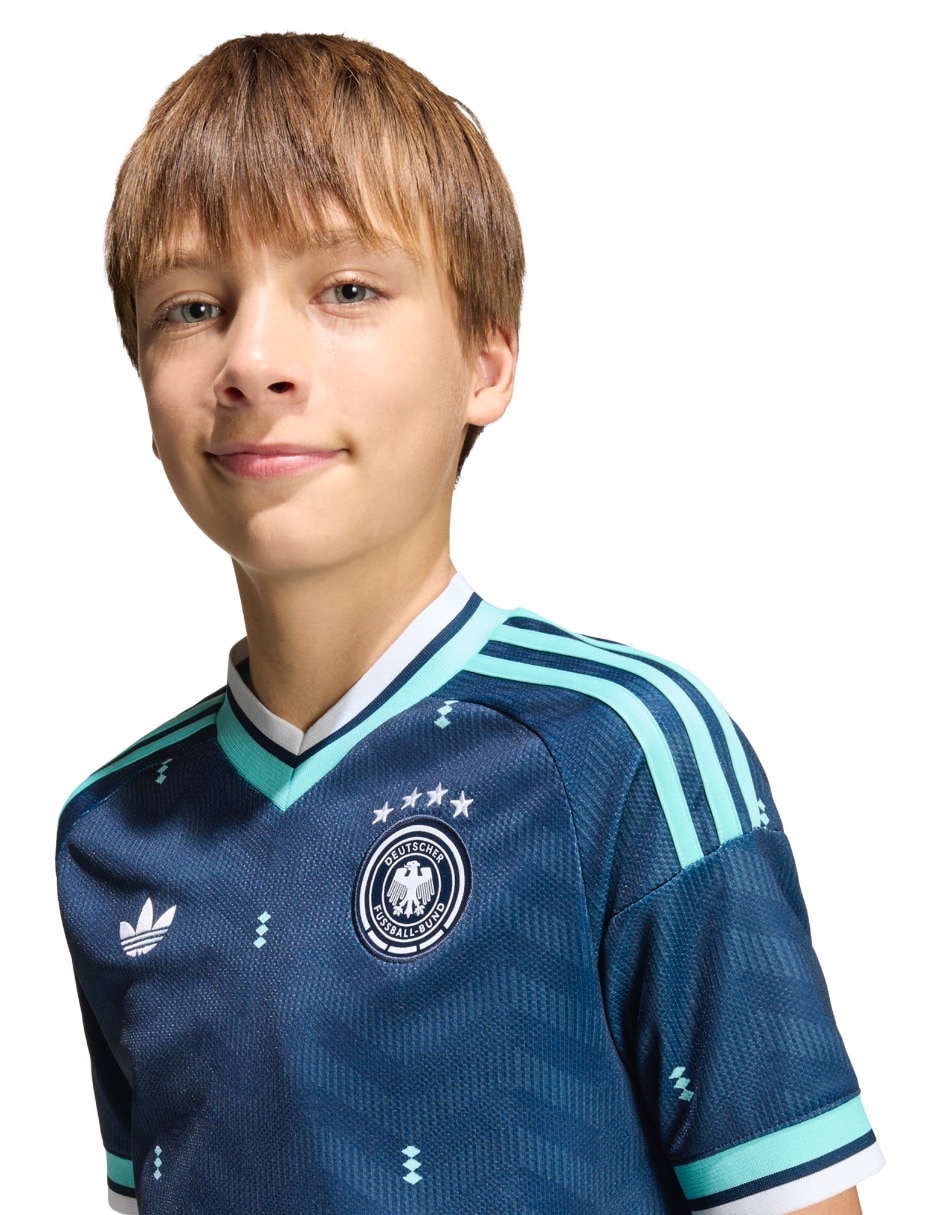 Jersey de elección de fútbol de Alemania visitante manga corta fan para niño 6